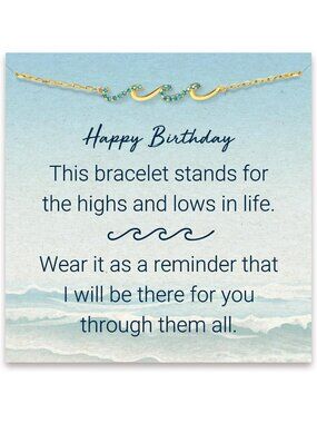 Stylish Wave Bracelet - Perfect Birthday Gift for Women, Trendy Jewelry